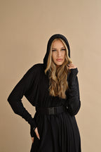 The Shadow Muse Onyx Hooded Cardi