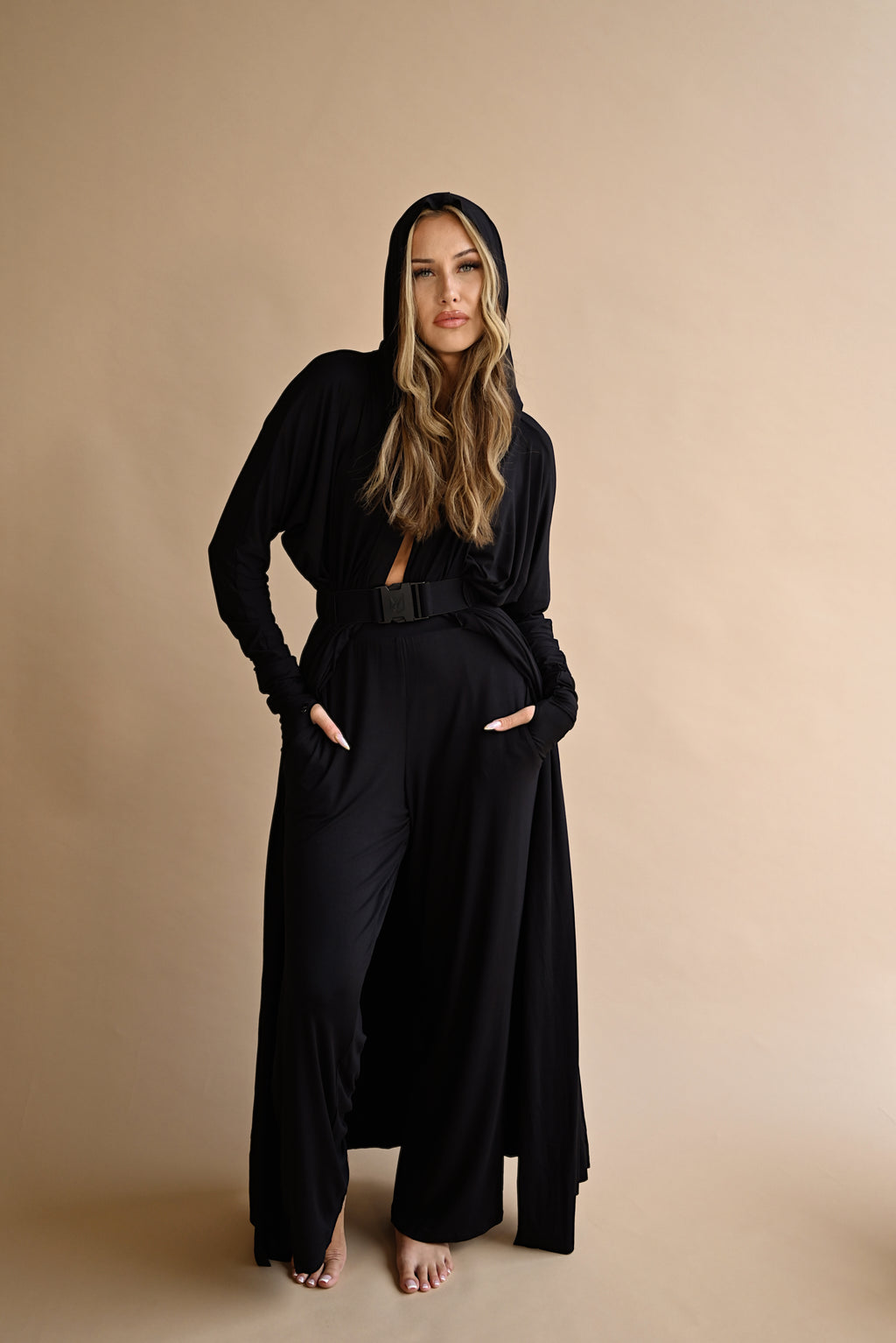 The Shadow Muse Onyx Hooded Cardi