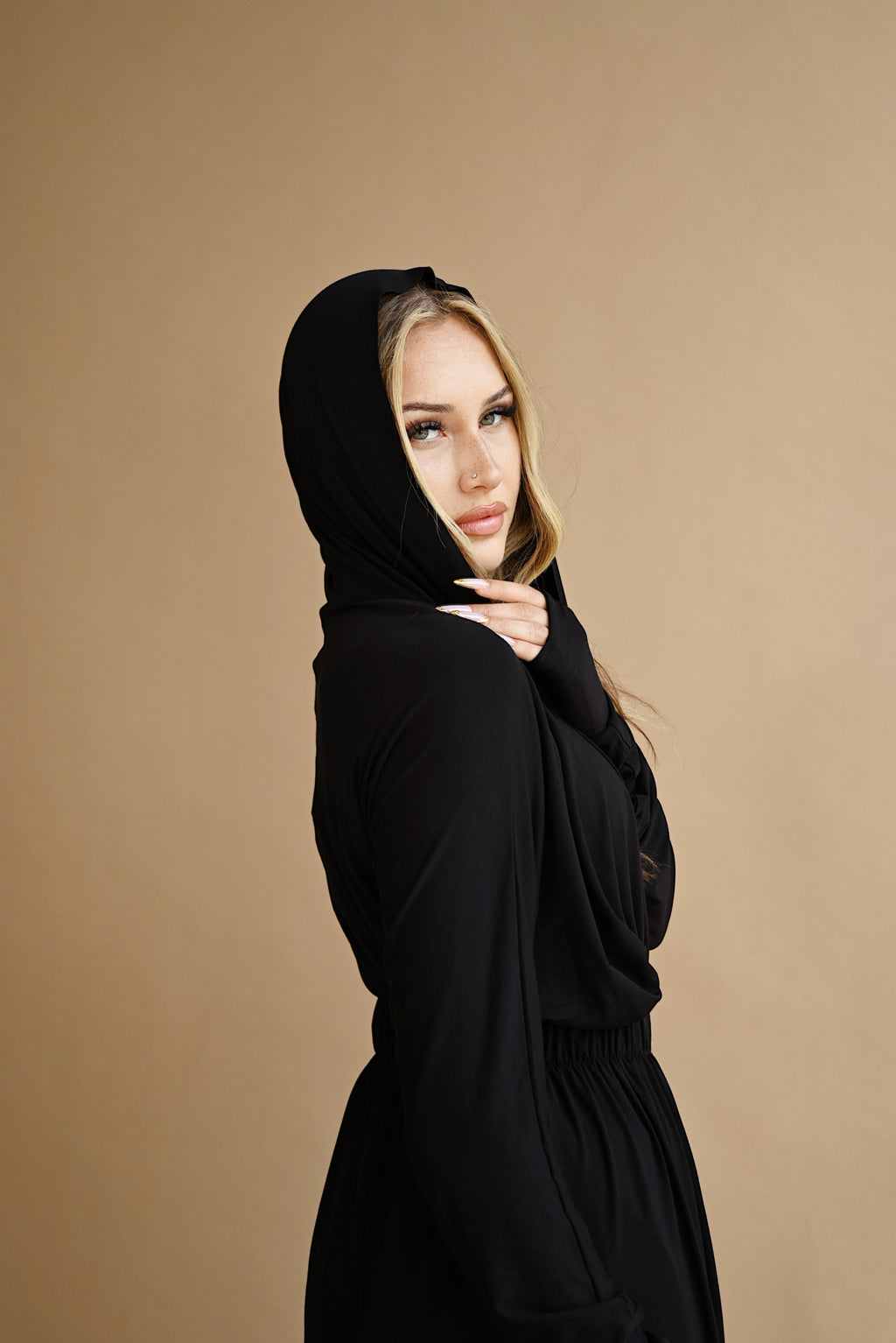 The Shadow Muse Onyx Hooded Cardi