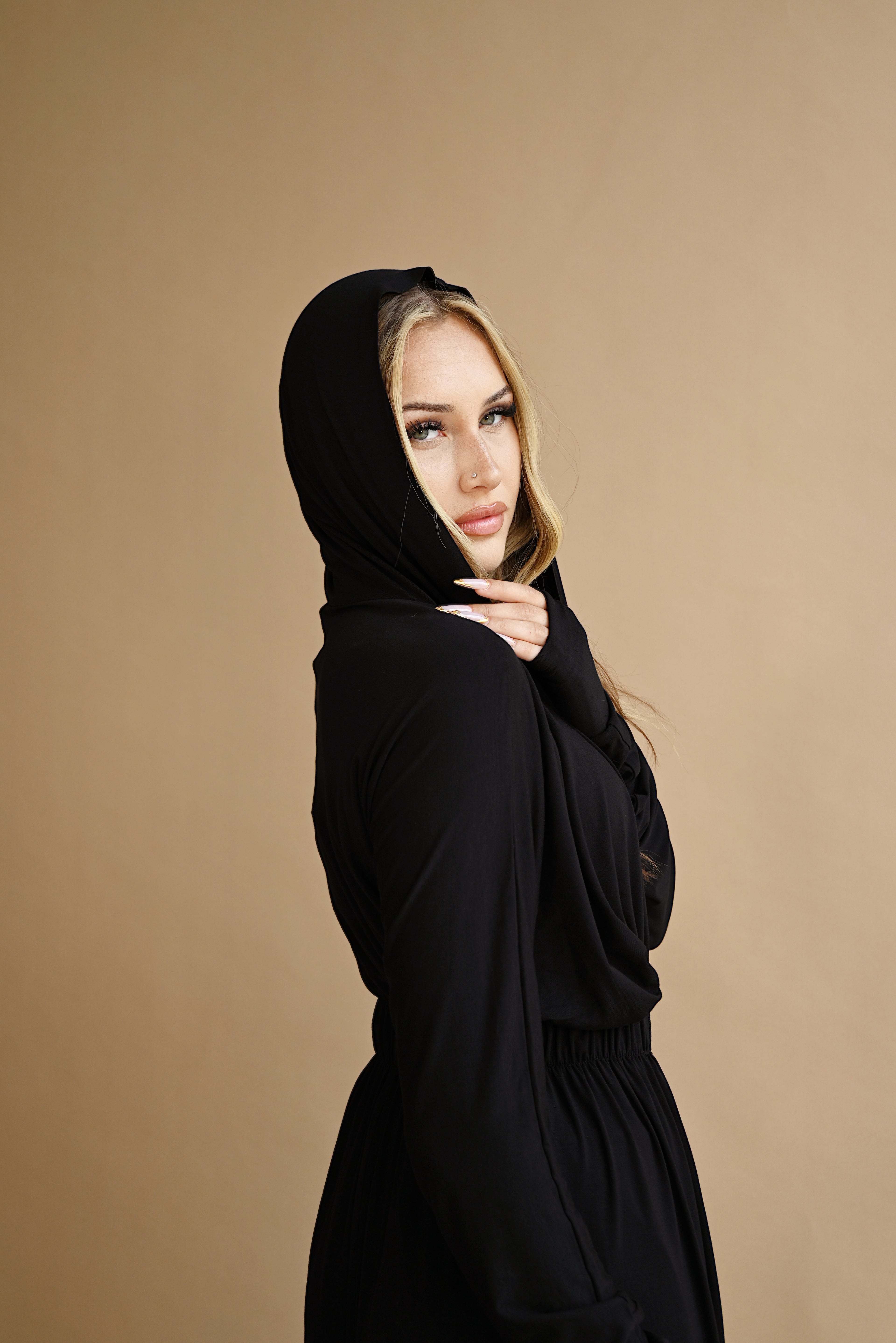 The Shadow Muse Onyx Hooded Cardi