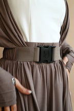 The Shadow Muse Taupe Hooded Cardi