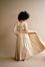 The Shadow Muse Almond Hooded Cardi