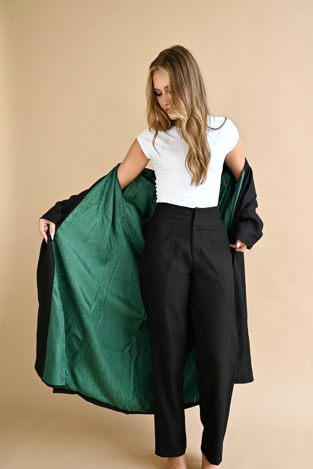 Noor Noir - Noir Longline Blazer