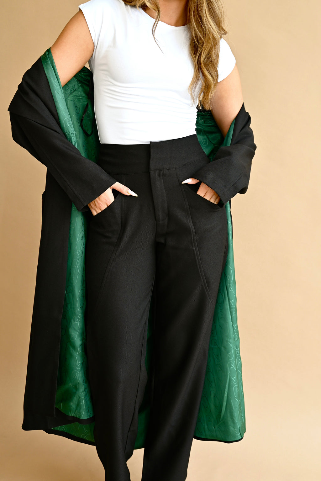 Noor Noir - Noir Longline Blazer