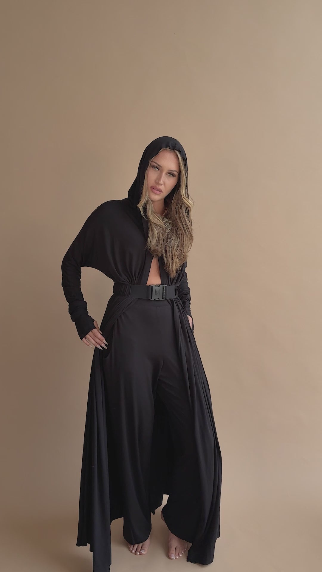 The Shadow Muse Onyx Hooded Cardi