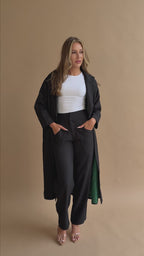 Noor Noir - Noir Longline Blazer